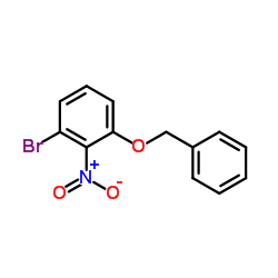 1-(Benzyloxy)-3-bromo-2-nitrobenzene结构式