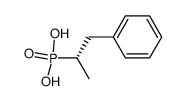 (1S)-(-)-1-methyl-2-phenethyl phosphonic acid结构式
