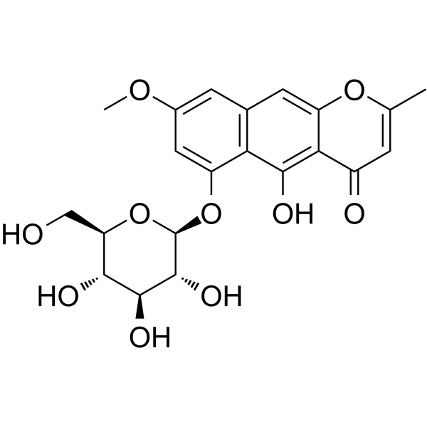 rubrofusarin-6-glucoside Structure