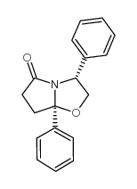 (3R-顺)-3,7A-二苯基L四氢吡咯并-[2,1-B]唑-5(6H)-酮结构式