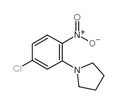 1-(5-氯-2-硝基苯基)-吡咯烷结构式