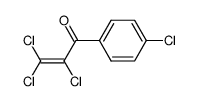 1-(4-chlorophenyl)-2,3,3-trichloro-1-oxopropene结构式