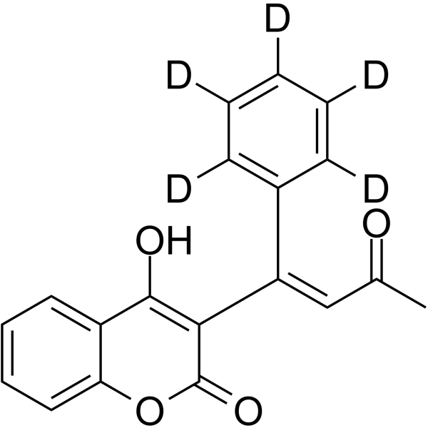 Dehydro Warfarin-d5结构式