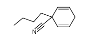1-butyl-1-cyanocyclohexa-2,5-diene结构式