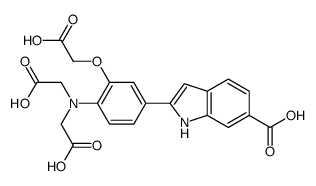 2-(4-(biscarboxymethyl)amino-3-(carboxymethoxy)phenyl)-1H-indole-6-carboxylic acid picture