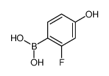 (2-Fluoro-4-hydroxyphenyl)boronic acid Structure
