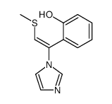 (E)-1-[1-(2-Hydroxyphenyl)-2-(methylthio)ethenyl]-1H-imidazole Structure