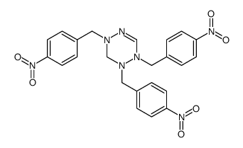 1,2,4-tris[(4-nitrophenyl)methyl]-3H-1,2,4,5-tetrazine Structure