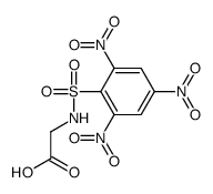 2-[(2,4,6-trinitrophenyl)sulfonylamino]acetic acid结构式