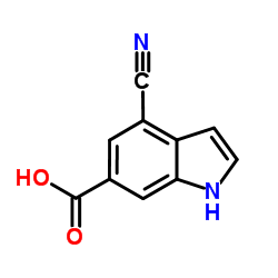 4-氰基-1H-吲哚-6-羧酸图片