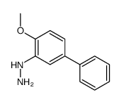 (4-甲氧基-3-联苯)-肼结构式