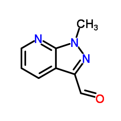 1-甲基-1H-吡唑并[3,4-b]吡啶-3-甲醛结构式