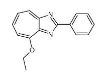 2-phenyl-8-ethoxycycloheptimidazole结构式