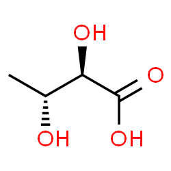 [2R,3R,(-)]-2,3-Dihydroxybutyric acid Structure