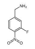 (3-fluoro-4-nitrophenyl)methanamine结构式