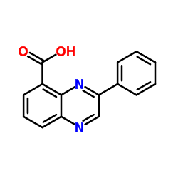 3-Phenylquinoxaline-5-carboxylic acid Structure
