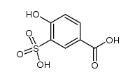 2-hydroxyl-5-carboxylbenzenesulfonic acid结构式