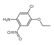 4-ethoxy-5-chloro-2-nitro-aniline结构式