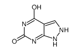 1H-吡唑并[3,4-d]嘧啶-4,6(2H,5H)-二酮结构式