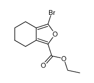 ethyl 3-bromo-4,5,6,7-tetrahydroisobenzofuran-1-carboxylate Structure
