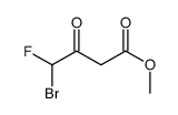 methyl 4-bromo-4-fluoro-3-oxobutanoate Structure