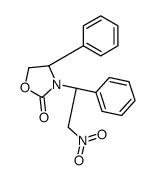(4S)-3-[(1S)-2-nitro-1-phenylethyl]-4-phenyl-1,3-oxazolidin-2-one结构式