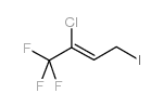 2-氯-4-碘-1,1,1-三氟-2-丁烯结构式