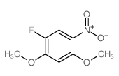 1-氟-2,4-二甲氧基-5-硝基苯结构式