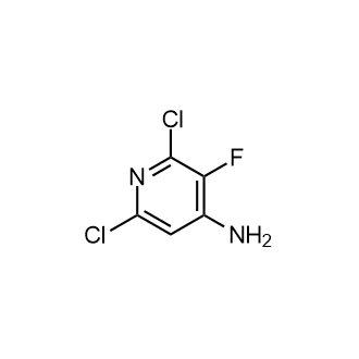 2,6-二氯-3-氟吡啶-4-胺结构式