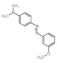N,N-DIMETHYL-p-(3-METHOXYPHENYLAZO)ANILINE structure