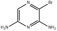 3-溴吡嗪-2,6-二胺结构式