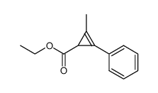 ethyl 1-methyl-2-phenyl-1-cyclopropene-3-carboxylate结构式