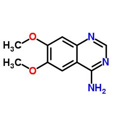6,7-Dimethoxychinazolin-4-amin Structure