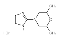 4-(4,5-二氢-1H-咪唑)-2,6-二甲基吗啉氢溴酸结构式