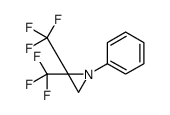 1-phenyl-2,2-bis(trifluoromethyl)aziridine Structure