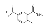 2-甲基-5-(三氟甲基)苯甲酰胺结构式