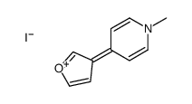 4-(furan-3-yl)-1-methylpyridin-1-ium,iodide Structure
