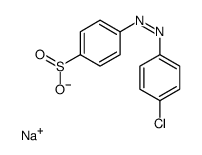 sodium,4-[(4-chlorophenyl)diazenyl]benzenesulfinate Structure