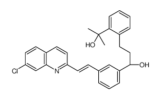 (1S)-1-{3-[(E)-2-(7-Chloro-2-quinolinyl)vinyl]phenyl}-3-[2-(2-hyd roxy-2-propanyl)phenyl]-1-propanol Structure