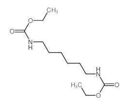 Carbamic acid,N,N'-1,6-hexanediylbis-, C,C'-diethyl ester structure