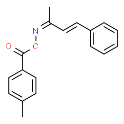 4-phenyl-3-buten-2-one O-(4-methylbenzoyl)oxime结构式