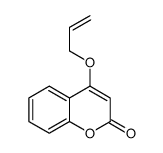 4-烯丙氧基香豆素结构式