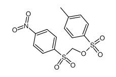 [(4-Nitrophenyl)sulfonyl]methyl 4-methylbenzenesulfonate结构式