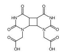 (2,4,5,7-tetraoxo-decahydro-cyclobuta[1,2-d,4,3-d']dipyrimidine-1,1'-diyl)-bis-acetic acid结构式
