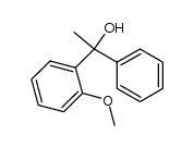 1-(2-methoxy-phenyl)-1-phenyl-ethanol结构式