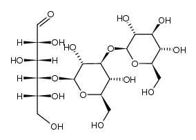 O4-(O3-β-D-Glucopyranosyl-β-D-glucopyranosyl)-D-glucose结构式
