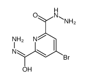 4-bromopyridine-2,6-dicarbohydrazide Structure