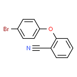 2-(4-溴苯氧基)苄腈结构式
