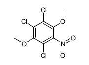 1,2,4-trichloro-3,6-dimethoxy-5-nitrobenzene结构式