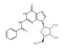 N2-苯甲酰基-D-鸟苷结构式
